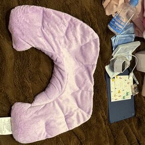 Plush Lavender Neck Pillow